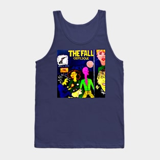 Grotesque 1980 Post Punk Throwback Indie Rock Tank Top